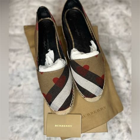 burberry espadrilles heart|Burberry espadrilles women's.